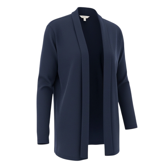 Market & Spruce Sweaters - Market & Spruce Deep Blue Open Cardigan